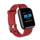 thumbnail image 1 of Sidaley inteligente Medición de la presión arterial Reloj rastreador de ejercicios a prueba de agua de cardíaco Podómetro Banda Relojes inteligentes rojo 1.3 pulgadas (pantalla), 1 of 6