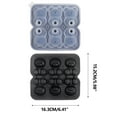 thumbnail image 2 of Bandeja de molde de cubitos de hielo de oso de silicona de 6 orificios para cócteles de whisky, café, té, máquina de hielo flexible sin BPA de grado alimenticio para dulces, jabón, chocolate, regalo, 2 of 5