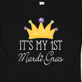 thumbnail image 4 of Inktastic My 1st Mardi Gras Crown Girls Baby T-Shirt, 4 of 5
