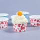 thumbnail image 3 of 100 moldes para cupcakes de papel para cupcakes, redondos, para hornear pasteles (fresa) TUNC Sencillez, 3 of 5