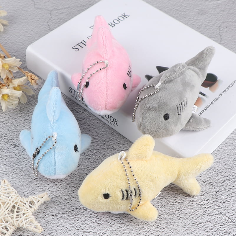 12CM Key chain Gift Shark Plush Stuffed Toy Doll Mini Pendant Plush ToysBDEF 
