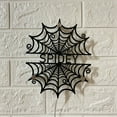 thumbnail image 2 of Handmadetneonsign Custom Spider Web Metal Wall Art LED Light - Personalized Creepy Spider Web Name, 2 of 3