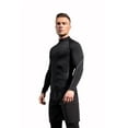 thumbnail image 5 of LANBAOSI Men's Compression Mock Neck Long Sleeve Quick-Drying Cool Dry Shirts, 3 Pack, Size L, 5 of 7