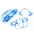 thumbnail image 7 of EZGO 20 Pcs Dental Mouth Opener Cheek Lip Retractor C-shape Blue Dentistry Dental Tools S/M/L, 7 of 7