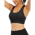 thumbnail image 2 of FUTATA Women's High Impact Sports Bras Longline Padded Yoga Bras Crop Tops Criss Cross Back Push Up Bras For Running Active Gym Workout Fitness, 2 of 6