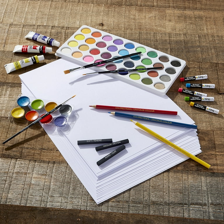 KINGART Mixed Media Art Set - 175 Pieces - Complete Drawing