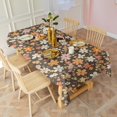 thumbnail image 3 of Pioneer Flower Floral Print Pattern Rectangle Tablecloth 60"x120", Waterproof Polyester Table Cloth, Wipeable Spillproof for Dining Camping Indoor Outdoor, 3 of 6