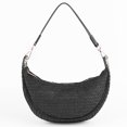 thumbnail image 3 of Bolso Cruzado Crescent Bag Diseñador Tejido Con Correa Ajustable para Mujer, 3 of 9