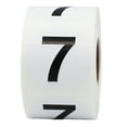 thumbnail image 1 of Black Number 7 Circle Stickers | 1.5" Inches Round | 500 Pack, 1 of 2
