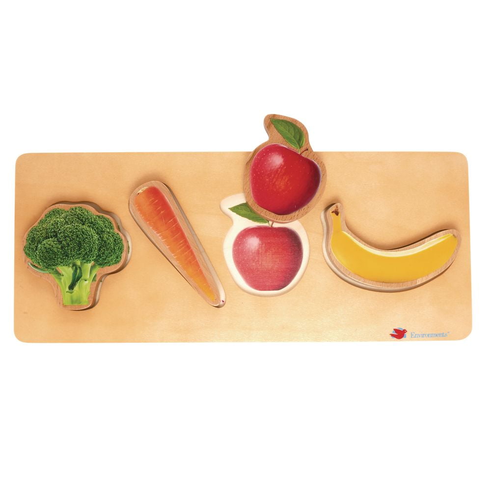 Excellerations Toddler Photo Puzzles Food