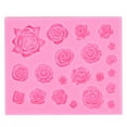 thumbnail image 1 of Molde de silicona con forma de flor de rosa, bricolaje, Chocolate, Fondant, arcilla, decoración artesanal, 1 of 9