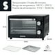 thumbnail image 5 of Horno Tostador Eléctrico De Mesa 9.3 Lt 110v Acero Inox Color Negro, 5 of 5