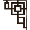 thumbnail image 4 of Ekena Millwork 2"W x 10"D x 12"H Eris Wrought Iron Bracket, (Triple center brace), Antiqued Bronze, 4 of 7