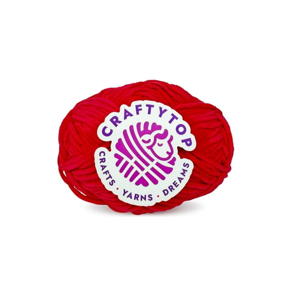 Bulky Velvet Yarn - Sunset Blaze