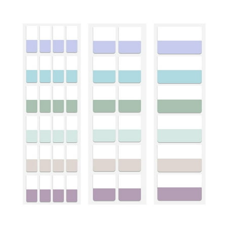 

1 Set Plastic Page Mat Sticky Memo Pad Marker Sticker Page Marker Student Supplies