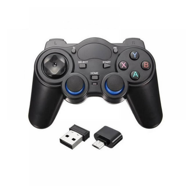 Mando inalámbrico para juegos con adaptador receptor, joystick para PC, Android, PC 360, Smart TV y decodificador.