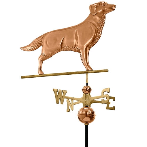 Good Directions Golden Retriever Weathervane, Polished Copper by Good Directions