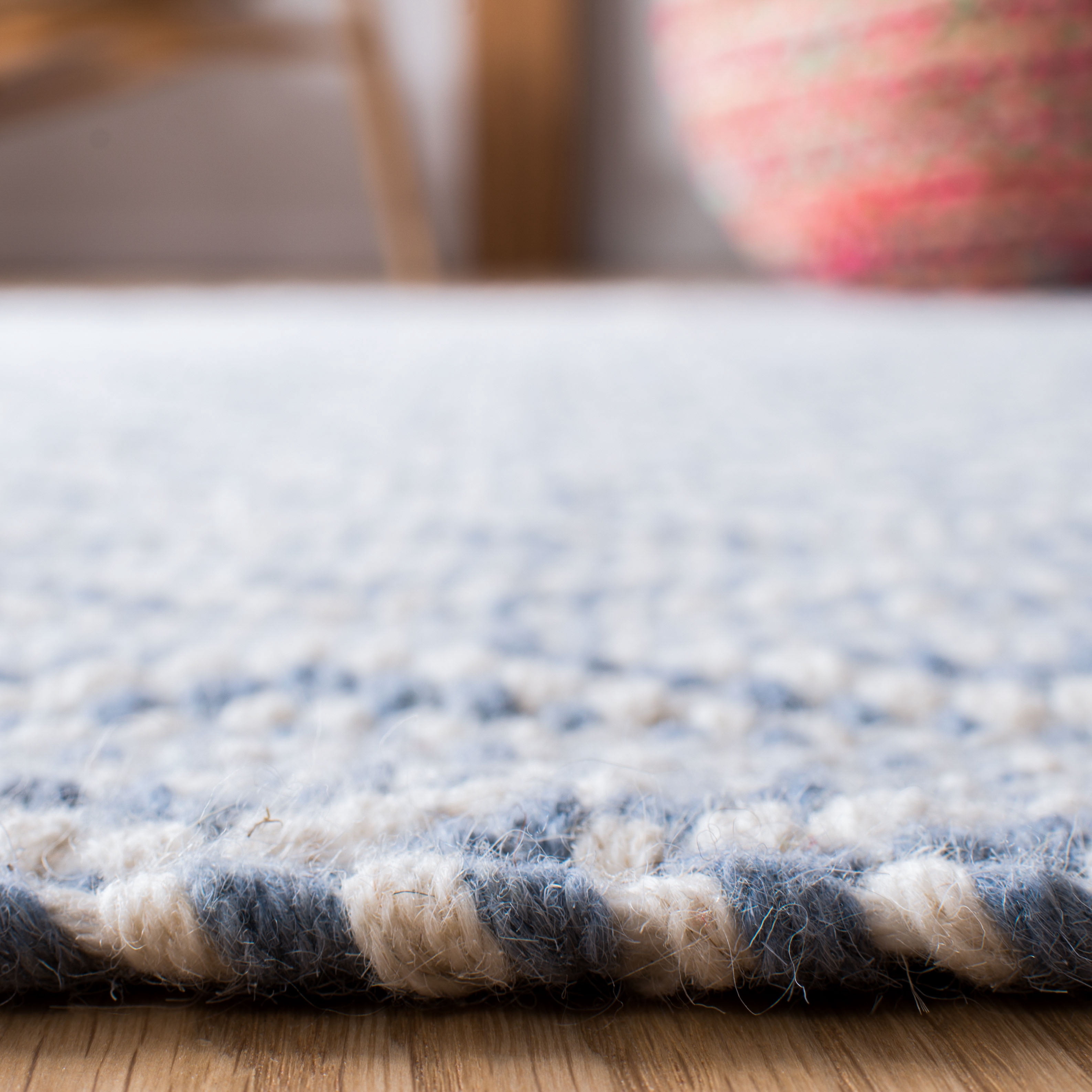 SAFAVIEH Natura Mesa Striped Runner Rug, Grey, 2'3" x 8'