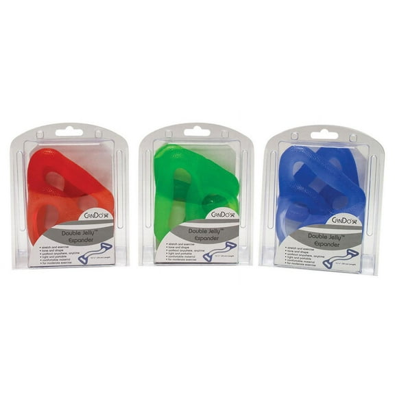 CanDo Jelly 2-tube exerciser 3 piece set (red, green, blue)