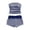 Royal Blue, variant on Stichou Women's 2 Piece Shorts Sets Strapless Striped Tube Crop Tops and High Wasited Shorts 2026 Summer Birthday Outfits Black S
