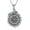 Viking Compass-3, variant on Viking Necklace for Men Women 925 Sterling Silver Viking Compass Raven Tree of Life Wolf Necklaces Norse Vikings Jewelry Gifts for Him Her