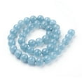 thumbnail image 5 of 10Strand Natural Blue Quartz Beads Strands Dyed Round 8mm Hole: 1mm about 46~50pcs/strand 15 inch, 5 of 5