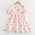 thumbnail image 5 of CYRBOKO Girls Summer Dresses, Sleeveless A-line Comfortable Crew Neck Casual Dresses Pink Size 5-6 T, 5 of 8