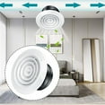 thumbnail image 3 of Évent Mural Intérieur 75-200mm Couverture de Grille de Ventilation Réglable, 3 of 4