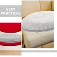 thumbnail image 2 of OULII 2 Pcs Coussin Rond Décoratif Gris Coussin de Santé pour Bureau, 2 of 5