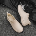 thumbnail image 6 of Women's Slip On Breathable Walking Shoes, Low Cut Soft Sole Waterproof Short Rain Boots Design with Cushion Comfort, Sneakers for Daily Leisure Gift, 6 of 8