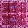 thumbnail image 1 of Ahgly Company Indoor Square Persian Pink Traditional Area Rugs, 8' Square, 1 of 4