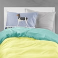 thumbnail image 2 of Brazilian Terrier Welcome Fabric Standard Pillowcase Blue, 2 of 2