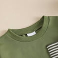 thumbnail image 5 of NOLDARES Baby Boy Fall Winter Clothes 2 Piece Cotton Graphic Sweatshirt Tops Cotton Joggers Pants Toddler Outfits Clothing(Green,2-3 Y), 5 of 5