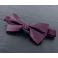 thumbnail image 2 of Spring Notion Men's Leather Texture Woven Bow Tie, 2 of 3