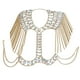 thumbnail image 1 of Collar de cadena del cuerpo jinwen Borla Arnés Cintura Bikini dorado, 1 of 8