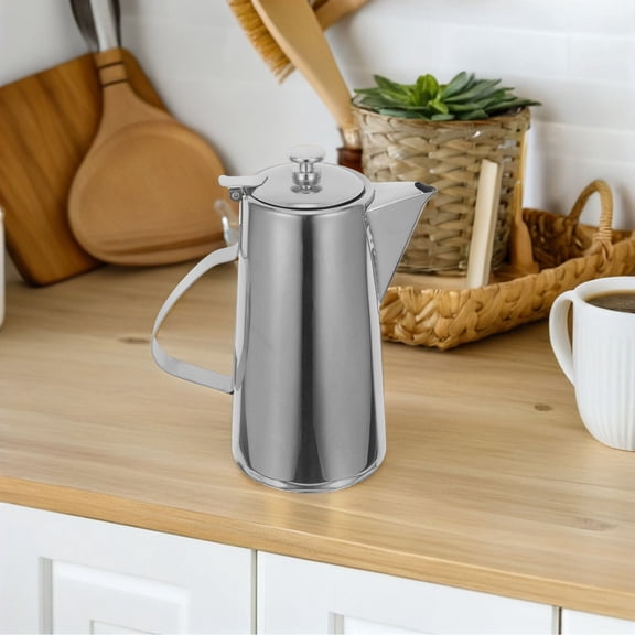 BESTYASH Stainless Steel Beverage Jug with Handle for Tea and Cold Drinks Perfect for Home and Restaurant