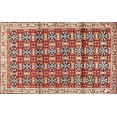 thumbnail image 1 of Ahgly Company Indoor Rectangle Traditional Fire Brick Red Persian Area Rugs, 5' x 8', 1 of 6