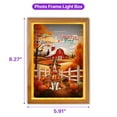 thumbnail image 5 of Thanksgiving Brittany Spaniel Pilgrim Grateful, Thankful, Blessed Fall Welcome Acrylic Plaque with Wood Photo Frame Box Brittany Dog Lover Gifts Idea Light Box - 00021, 5 of 5