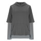 thumbnail image 5 of RKSTN Hoodies for Women Oversized Cuff Stripe Splicing Fake Two Pieces Hooded Sweatshirts Top Womens Casual Plus Size Loose Fits Comfy Hood Sweatshirts with Pockets Fall Spring Clothes, 5 of 10