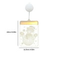 thumbnail image 3 of EIMELI 3D Christmas Window Lights Backdrop Decoration Lights Home Decor(Bell), 3 of 6