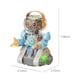 thumbnail image 3 of Robot de engranaje transparente Fiudx Juguetes musicales para caminar niños y niñas, 3 of 6