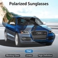 thumbnail image 3 of Lentes de Sol Tipo Clip SPLAKS Unisex Polarizados Sin Montura Negros, 3 of 7