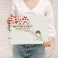 thumbnail image 1 of Darling Souvenir Personalized Engraved Laser Cut Wedding Guest Book Wooden Cover Sign-in Book Registry Guestbook Scrapbook-Y1, 1 of 1