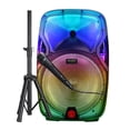 thumbnail image 1 of Bocina Bafle Inalámbrica Select Sound BT1507 Con Micrófono y Tripie Luz Led, 1 of 6