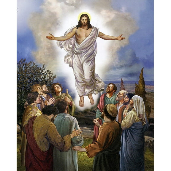 Catholic print picture - The Ascension T - 8" x 10" ready to be framed