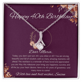 JEMINES Birthday Gifts for Women, Birthday Jewelry with Meaningful