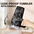 thumbnail image 5 of 20oz Funny Chicken Tumbler with Handle Adorable Birthday Christmas Gift for Chicken Fans Women Men Insulated Travel Mug Cup Holder Friendly Durable Material Wide Mouth for Ice Office Home Use, 5 of 6