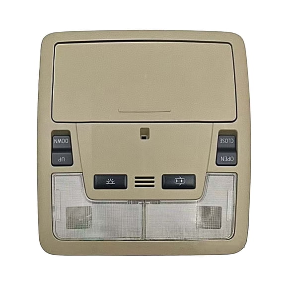 Overhead Consoles Compatible With Toyota Camry 2012-2017,Overhead Dome Light Console Storage, Roof Console With Light,OEM:1D111-161G-Gray