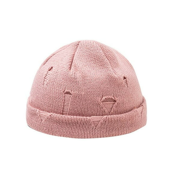 CoCopeaunts autumn winter Winter Knit Hat Mens Beanie Boy Skullcap Sailor Cap Cuffs Retro Navy Women Hat Solid Color Unisex Autumn Warm Cap