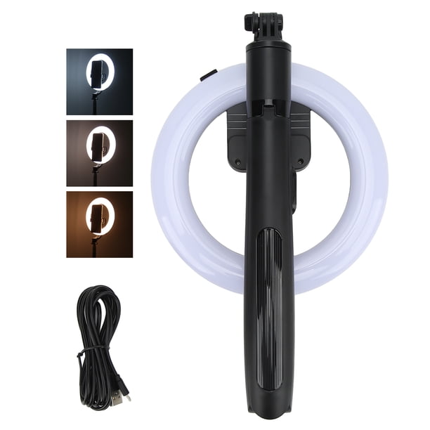 Anillo de luz con soporte y soporte para teléfono, anillo de luz LED de 8 pulgadas con soporte, juego de luces de anillo de disparo, claridad notable Jadeshay A